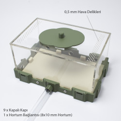 Outworld Large 17,4 cm (L) x 11,6 cm (W) x 10 cm (H)